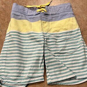 Janie and Jack Pastel Striped Swim Board Shorts (size 4)